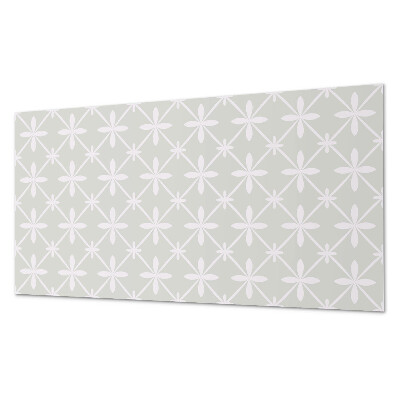 Square wall panel Floral pattern in mesh