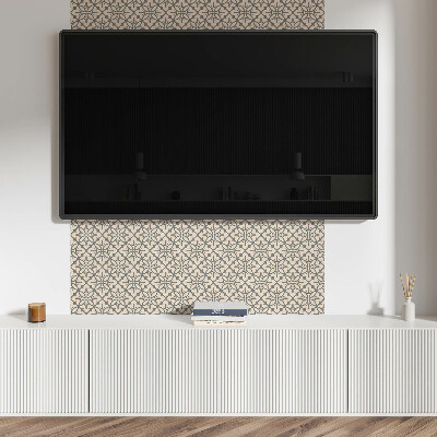 Pvc wall panel Floral pattern with details