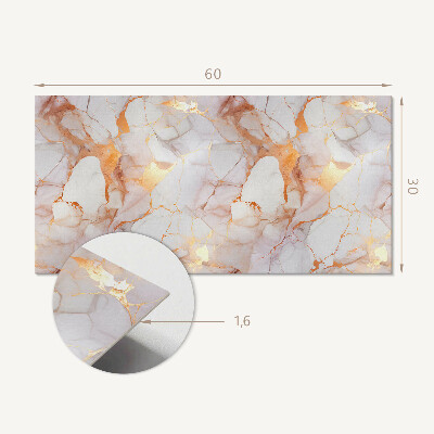 Pvc wall panel Elegant marble with veins