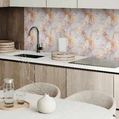 Pvc wall panel Elegant marble with veins
