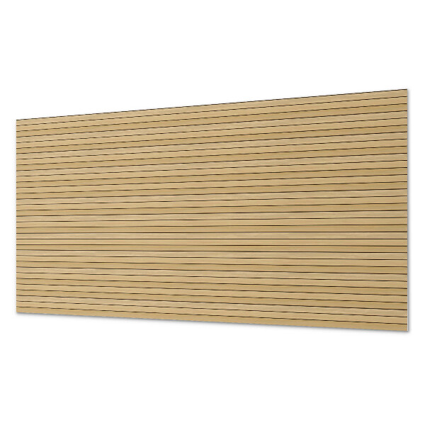Square wall panel Parallel planks of wood