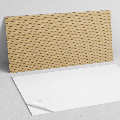 Square wall panel Parallel planks of wood