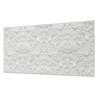 Square tv wall panel Elegant relief pattern