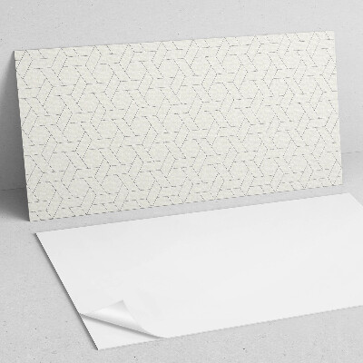 Square wall panel Geometric hexagonal pattern