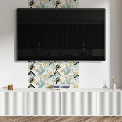 Pvc wall panel The geometry of marble patterns