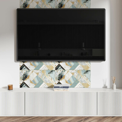 Pvc wall panel The geometry of marble patterns