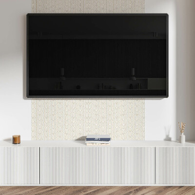 Square wall panel Pattern of arcs on the background