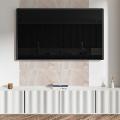 Square tv wall panel Natural stone pattern
