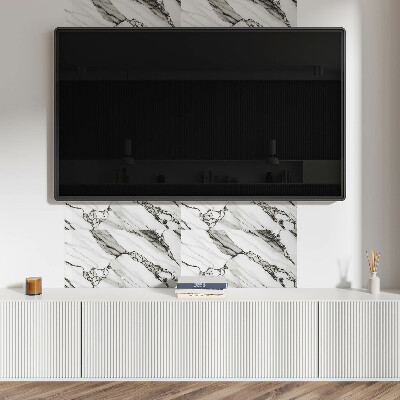 Square wall panel Veined marble pattern