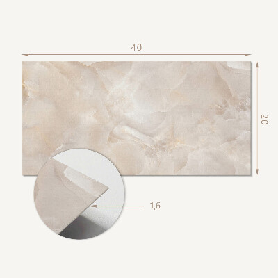 Square tv wall panel Abstract marble pattern