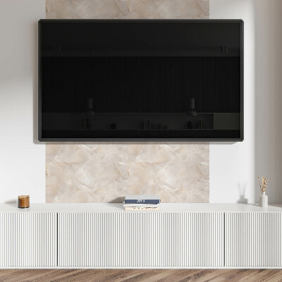 Square tv wall panel Abstract marble pattern