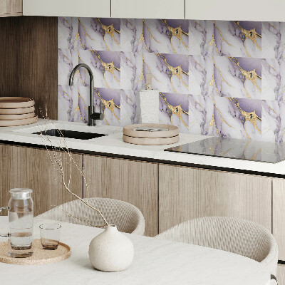 Square wall panel Abstract vein pattern