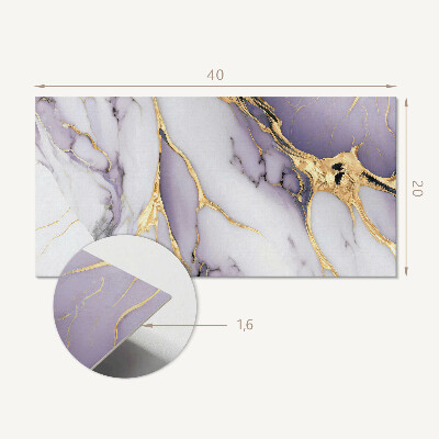 Square wall panel Abstract vein pattern