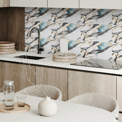 Pvc wall panel Marble pattern with veins