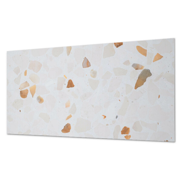 Square wall panel Pattern with stone fragments