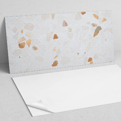 Square wall panel Pattern with stone fragments