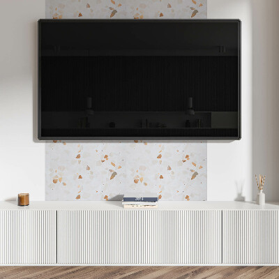 Square wall panel Pattern with stone fragments