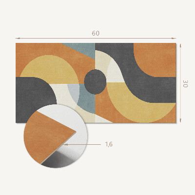 Pvc wall panel Abstract shapes and lines