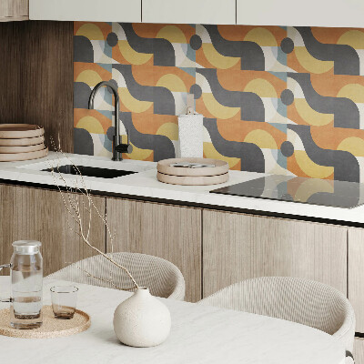 Pvc wall panel Abstract shapes and lines