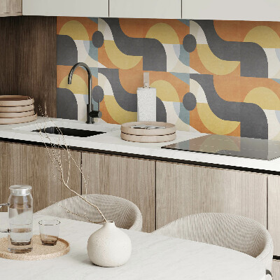 Pvc wall panel Abstract shapes and lines