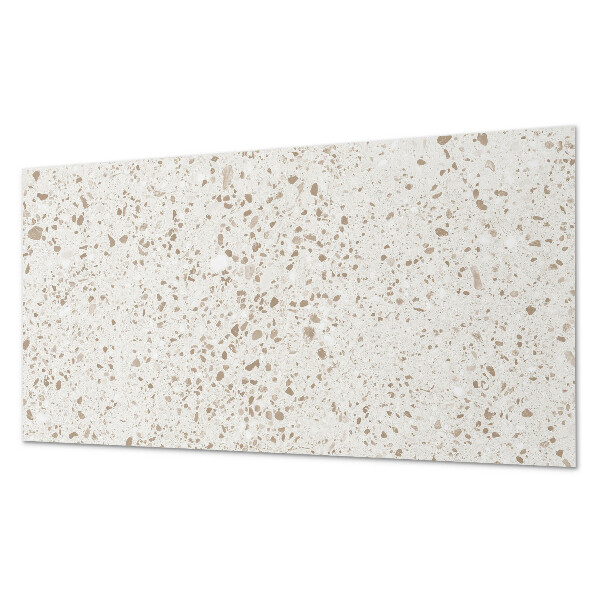 Square tv wall panel Pattern with small stones