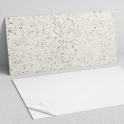 Square tv wall panel Pattern with small stones