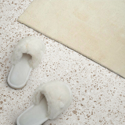 Square tv wall panel Pattern with small stones
