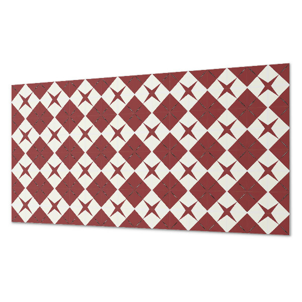 Square tv wall panel Diamond pattern with stars