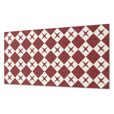 Square tv wall panel Diamond pattern with stars