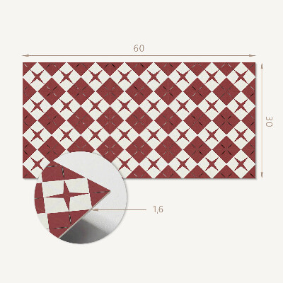 Square tv wall panel Diamond pattern with stars