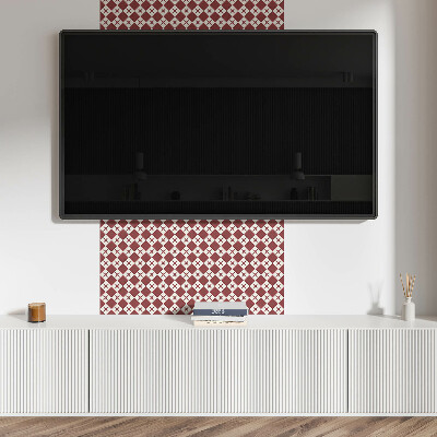 Square tv wall panel Diamond pattern with stars