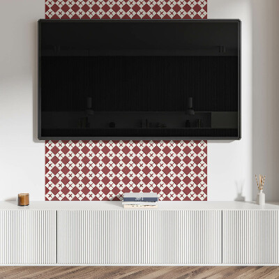 Square tv wall panel Diamond pattern with stars