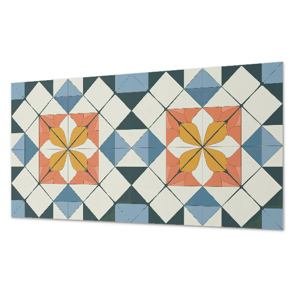 Pvc wall panel Geometric floral pattern