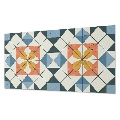 Pvc wall panel Geometric floral pattern