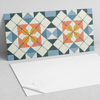 Pvc wall panel Geometric floral pattern