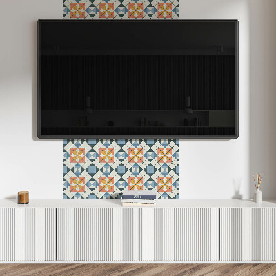 Pvc wall panel Geometric floral pattern
