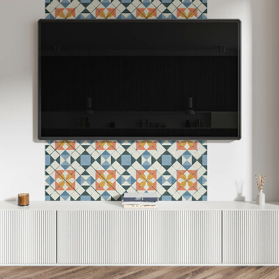Pvc wall panel Geometric floral pattern
