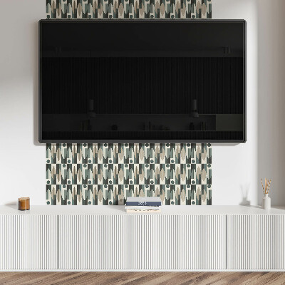 Square wall panel Abstract geometric pattern