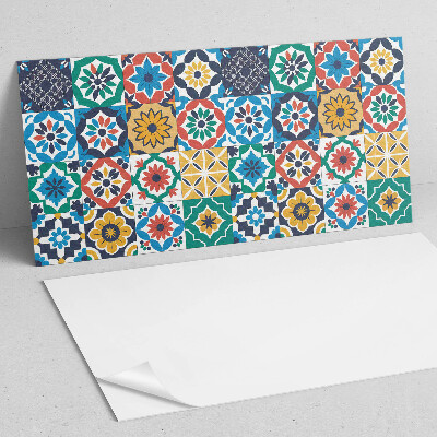 Square wall panel Mosaic patterns in the layout