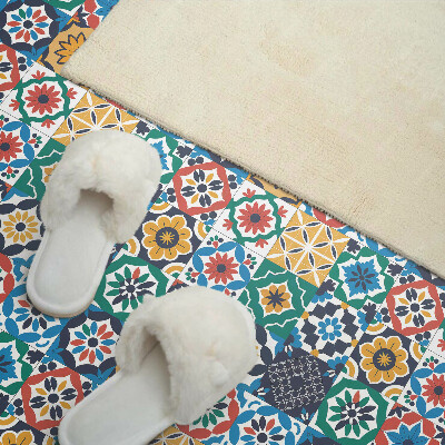 Square wall panel Mosaic patterns in the layout