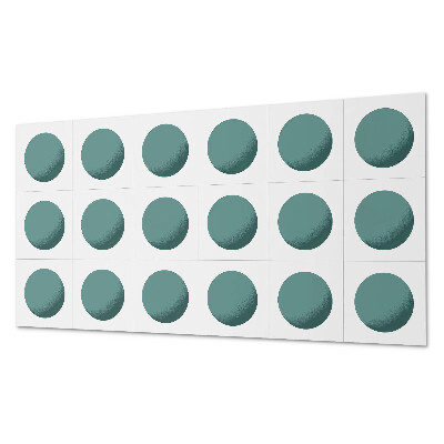 Pvc wall panel Geometric circles in a grid