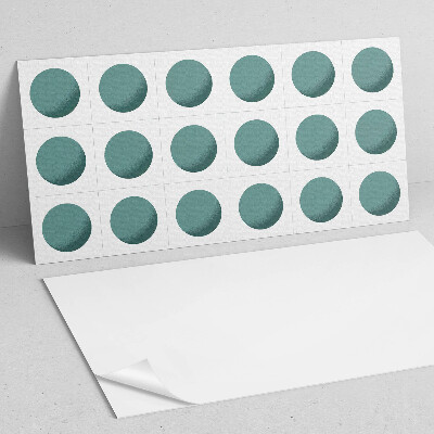 Pvc wall panel Geometric circles in a grid