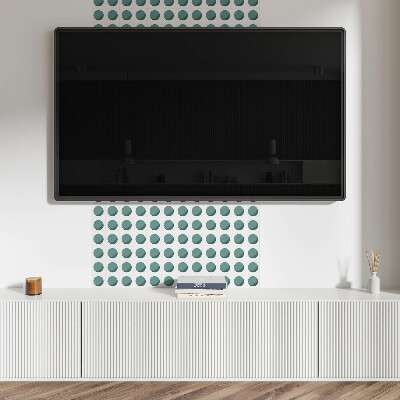 Pvc wall panel Geometric circles in a grid
