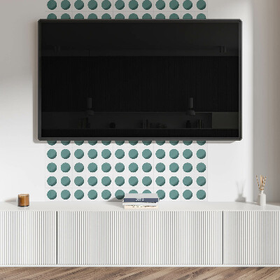 Pvc wall panel Geometric circles in a grid