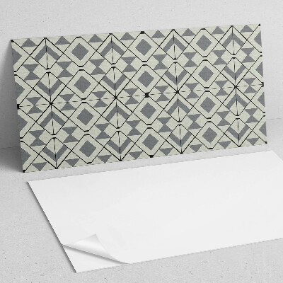 Square tv wall panel Geometric diamond pattern