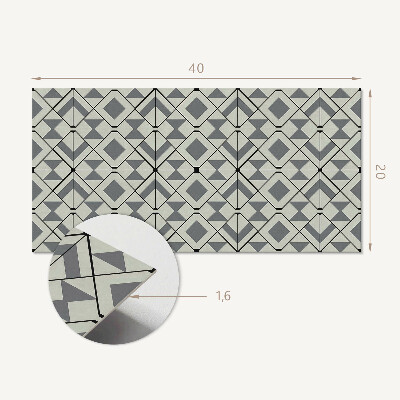 Square tv wall panel Geometric diamond pattern