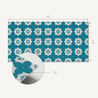 Pvc wall panel Geometric floral pattern