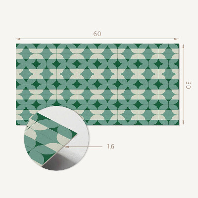 Square wall panel Geometry of wavy shapes