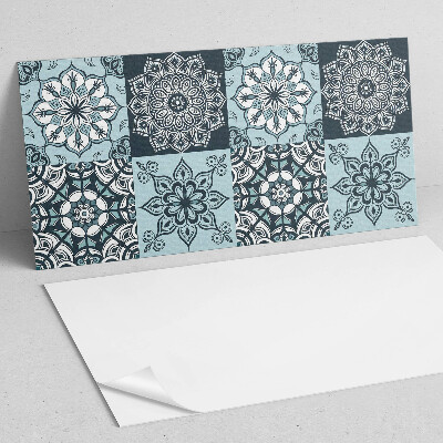 Pvc wall panel Mandala patterns in a grid