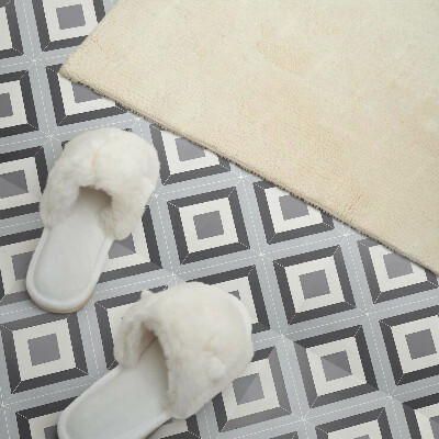 Square tv wall panel Geometric rhombus pattern